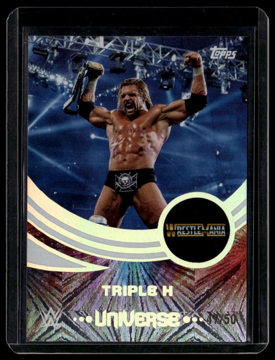2025 Topps Universe WWE #247 Triple H Blast #/50