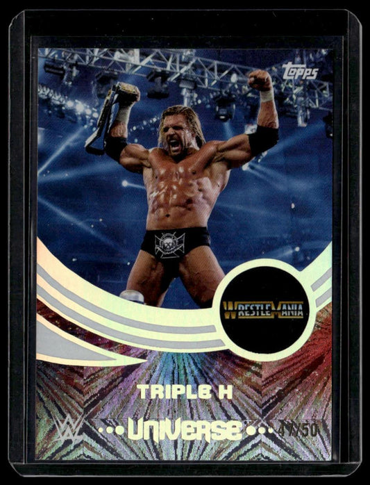 2025 Topps Universe WWE #247 Triple H Blast #/50