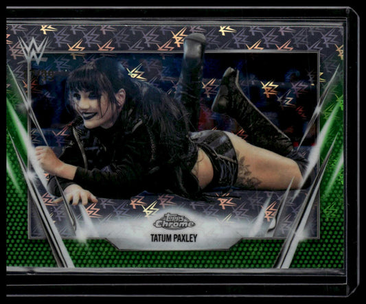 2026 Topps Chrome WWE #191 Tatum Paxley Green Refractor #/99
