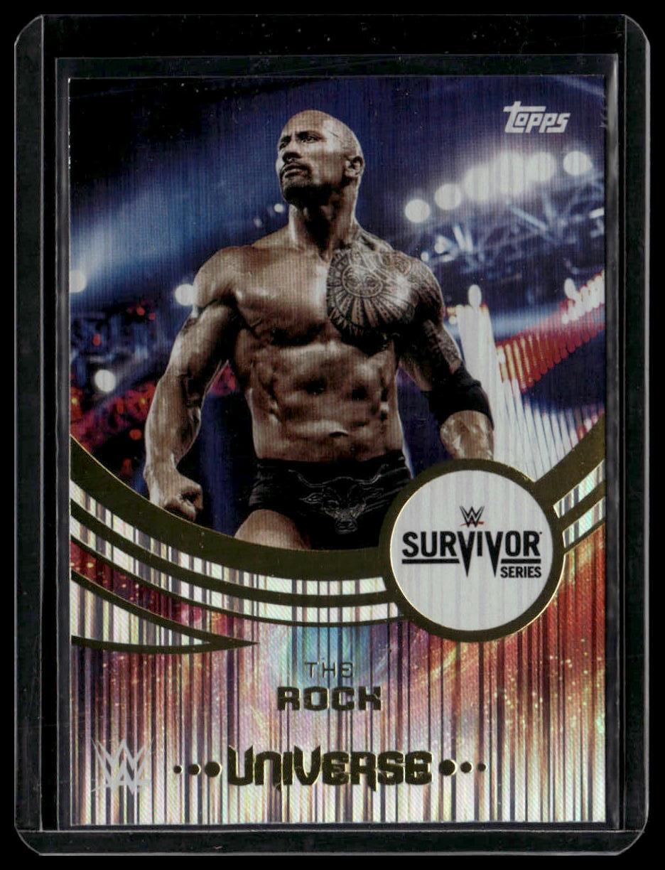 2025 Topps Universe WWE #294 The Rock Flare