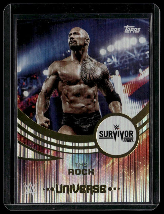 2025 Topps Universe WWE #294 The Rock Flare