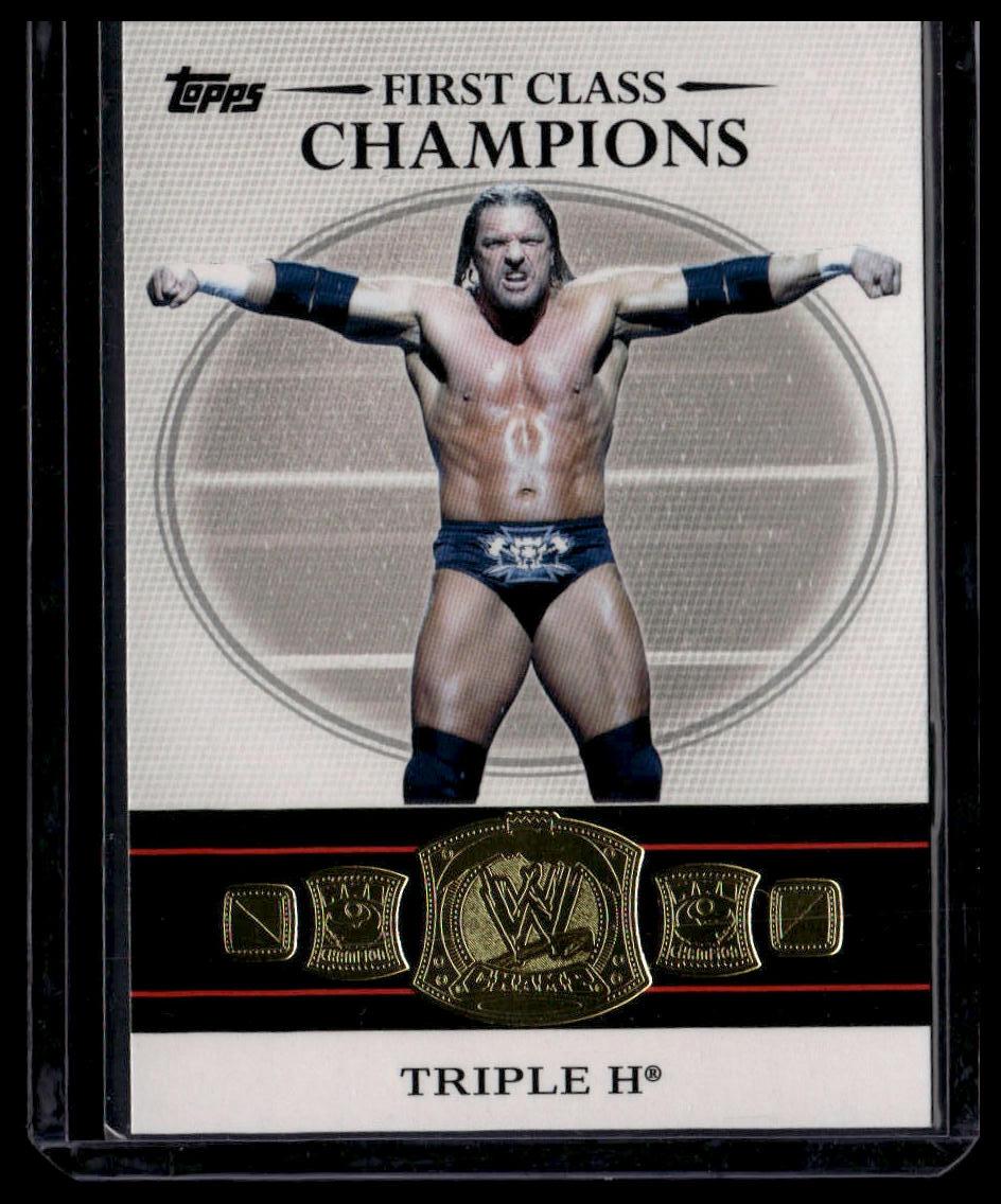 2012 Topps WWE #10 Triple H First Class Champions