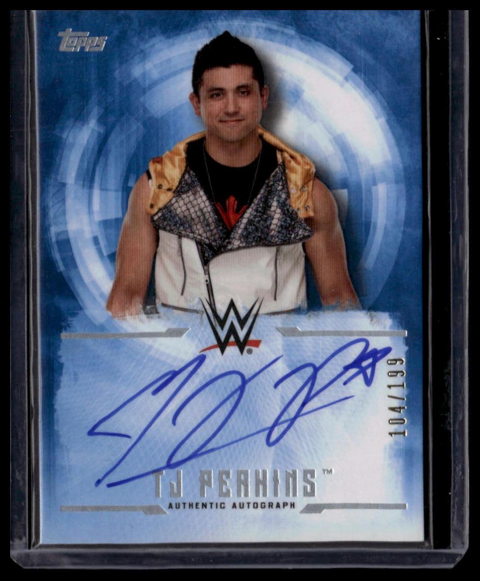 2017 Topps WWE Undisputed #UA-TP TJ Perkins Autographs #/199