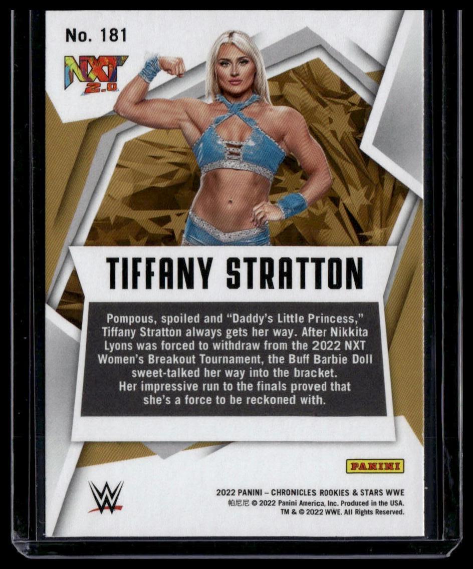 2022 Panini Chronicles WWE #181 Tiffany Stratton