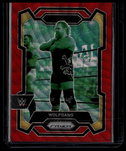 2024 Panini Prizm WWE #185 Wolfgang Ruby Wave Prizms