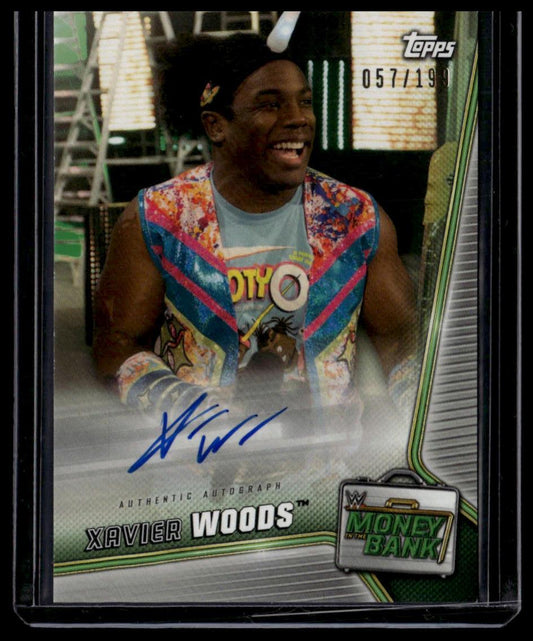 2019 Topps WWE Money in the Bank #A-XW Xavier Woods Autographs #/199