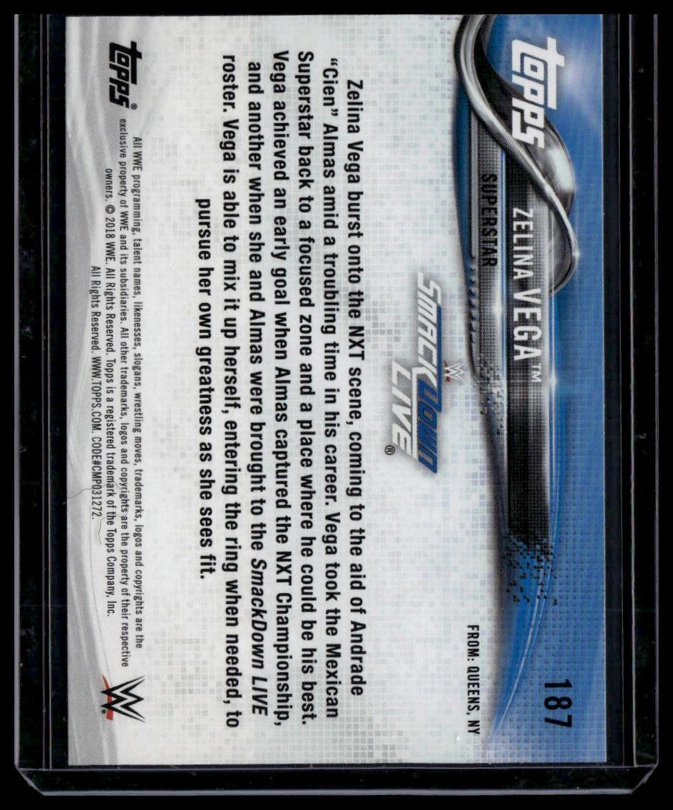 2018 Topps WWE Then Now Forever #187 Zelina Vega