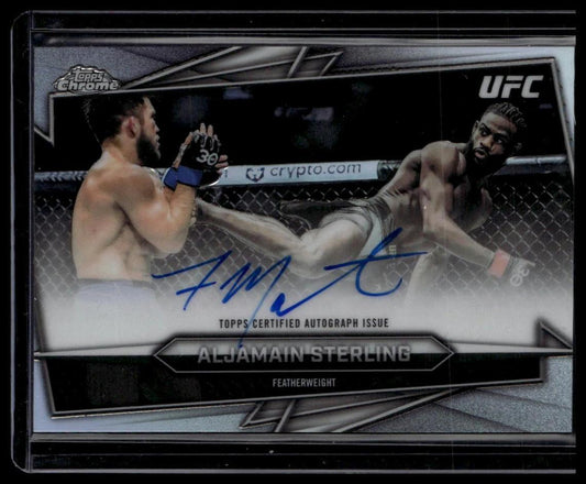 2026 Topps Chrome UFC #BAV-AS Aljamain Sterling Base Autographs