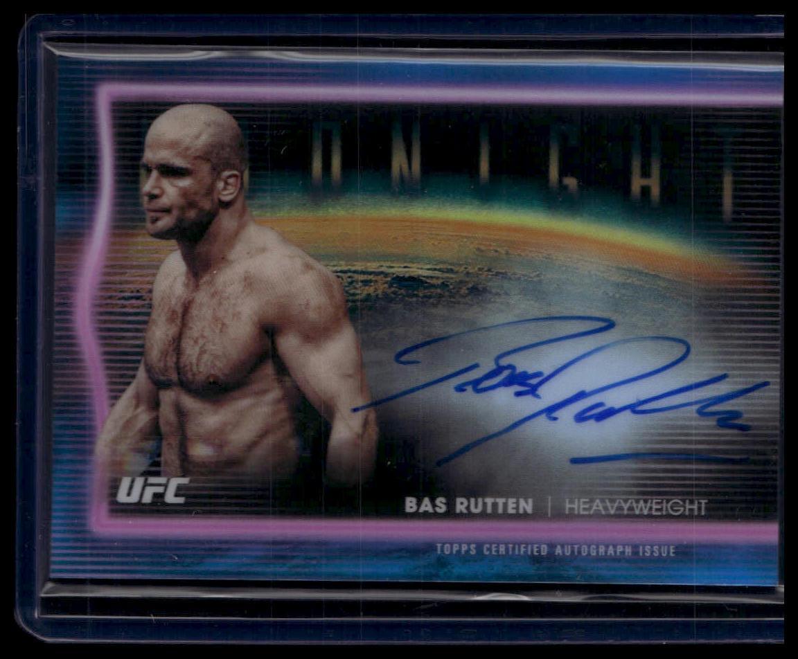 2025 Topps Midnight UFC #HNS-BR Bas Rutten Horizon Signatures