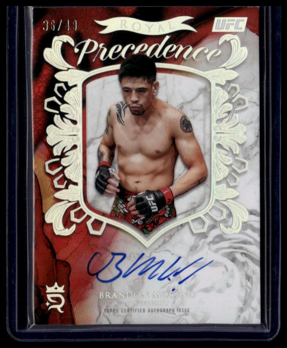 2025 Topps Royalty UFC #RP-BR Brandon Moreno Royal Precedence #/99