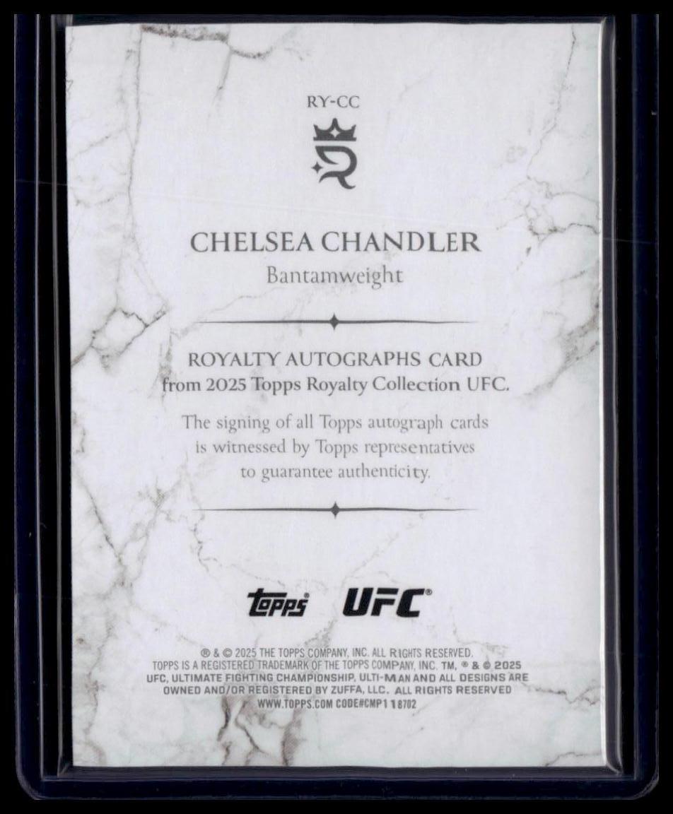 2025 Topps Royalty UFC #RY-MT Miesha Tate Royalty Autographs Blue #/25
