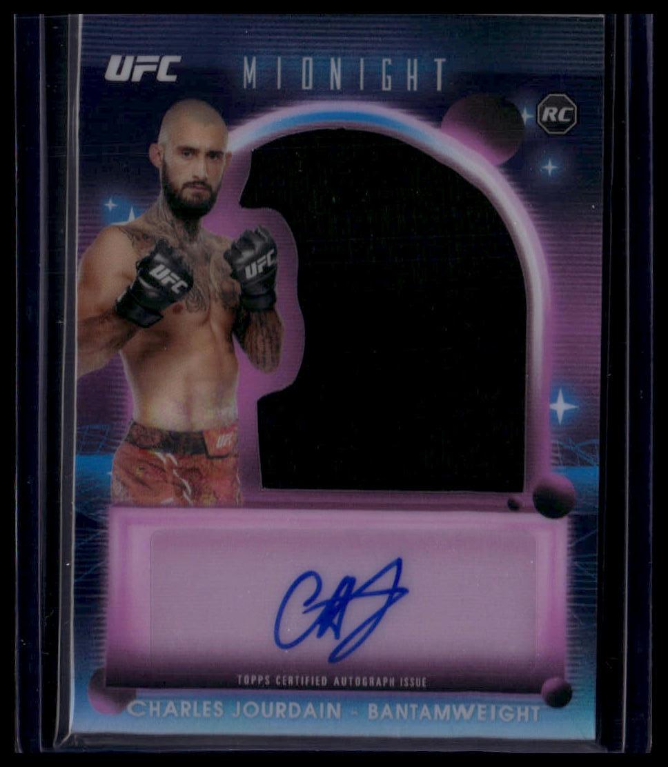 2025 Topps Midnight UFC #RRA-CJ Charles Jourdain Rookie Relic Autographs