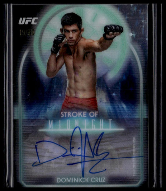 2025 Topps Midnight Dominick Cruz Stroke of Midnight Autographs Twilight #/99