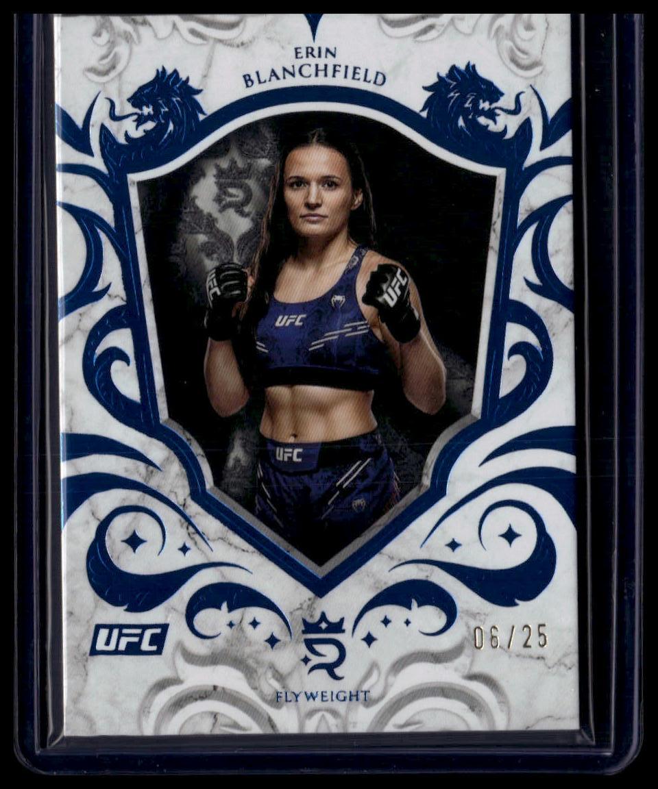 2025 Topps Royalty UFC #52 Erin Blanchfield Blue #/25