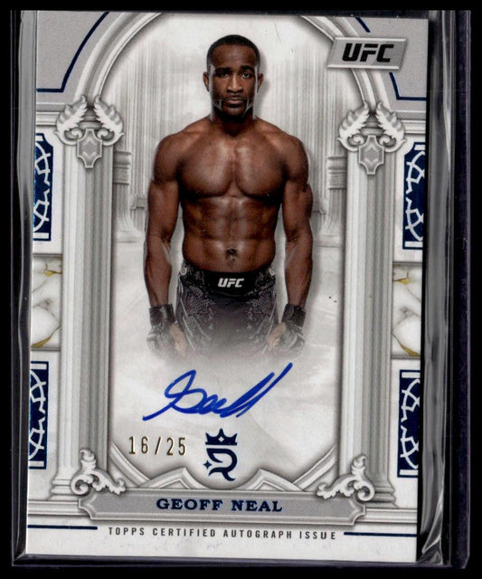 2024 Topps Royalty UFC #II-GN Geoff Neal Imperial Ink Blue #/25