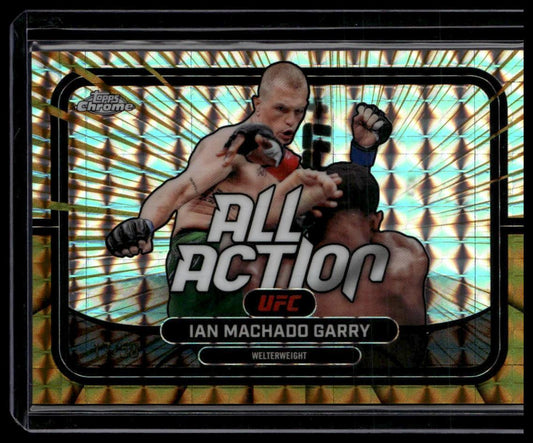 2026 Topps Chrome Ian Machado Garry All Action Gold Geometric Refractor #/50