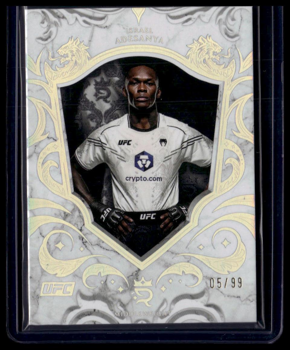 2025 Topps Royalty UFC #7 Israel Adesanya #/99