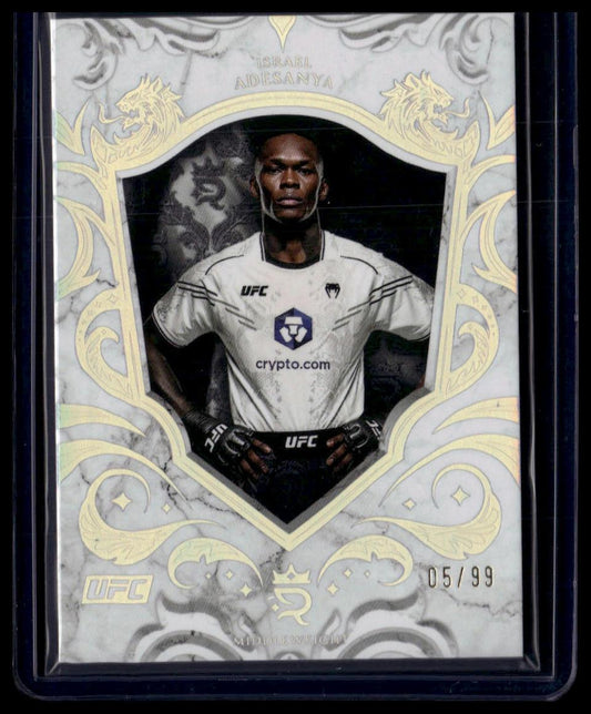 2025 Topps Royalty UFC #7 Israel Adesanya #/99