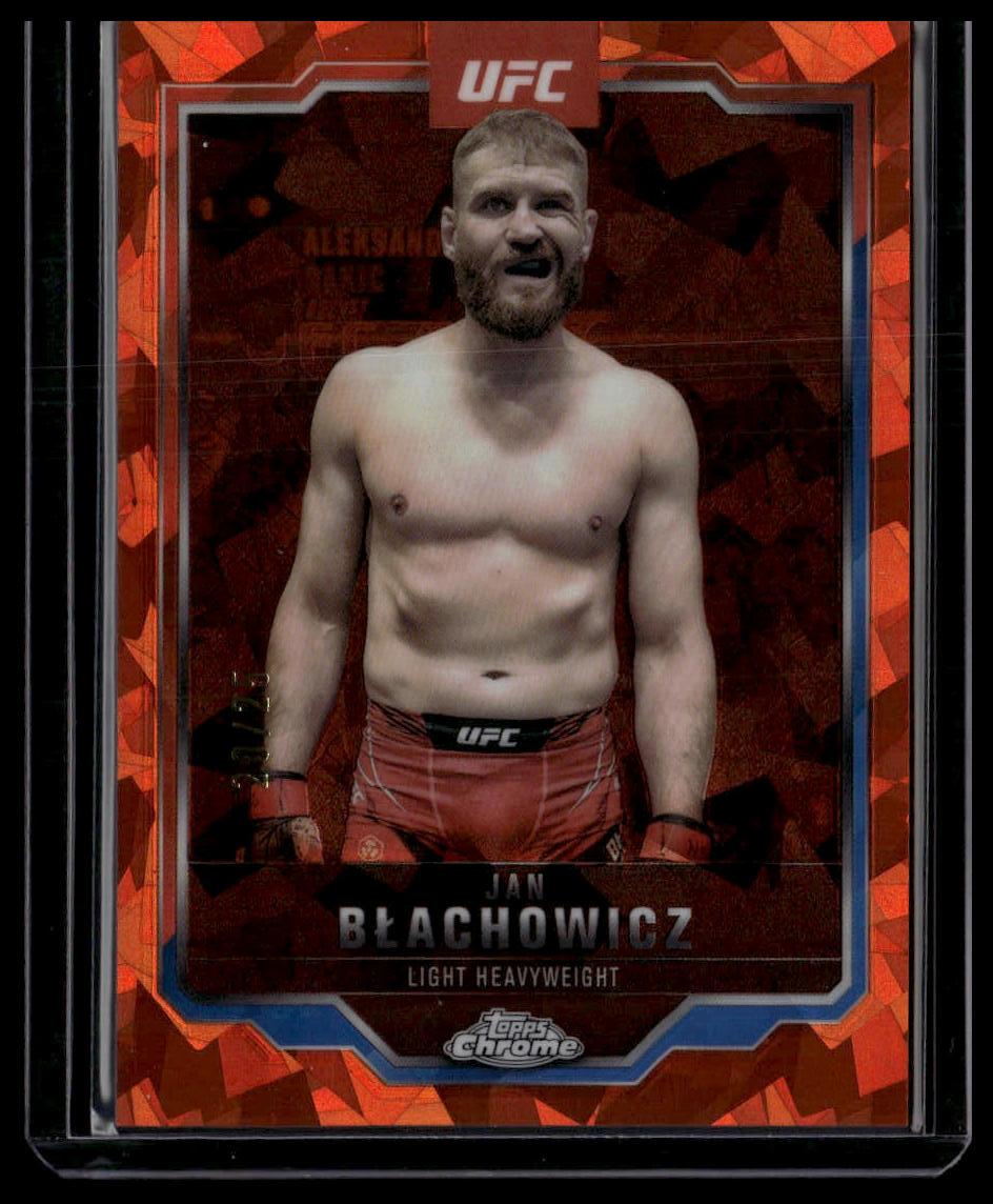 2025 Topps Chrome Sapphire Edition UFC #129 Jan Błachowicz Orange Sapphire #/25