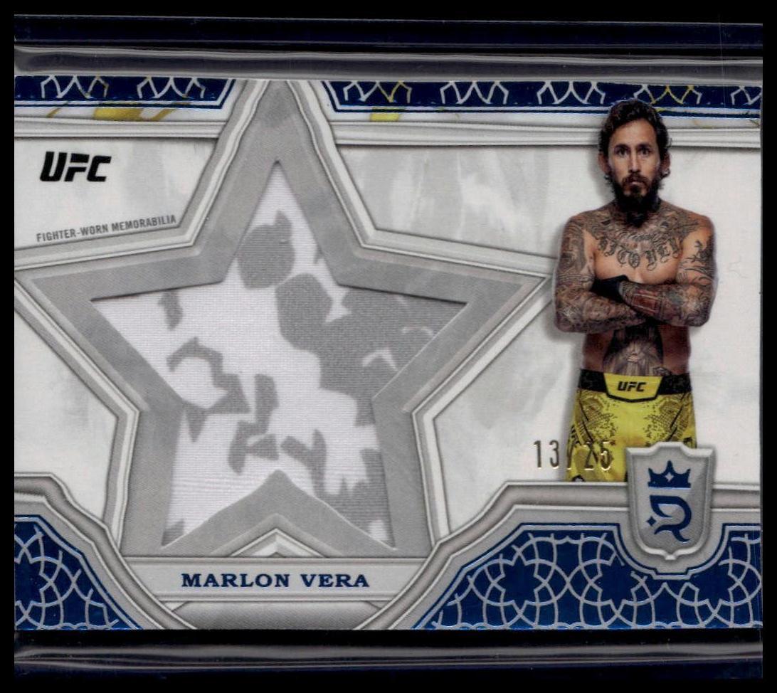 2024 Topps Royalty UFC #SRR-2 Marlon Vera Star Relics Blue #/25