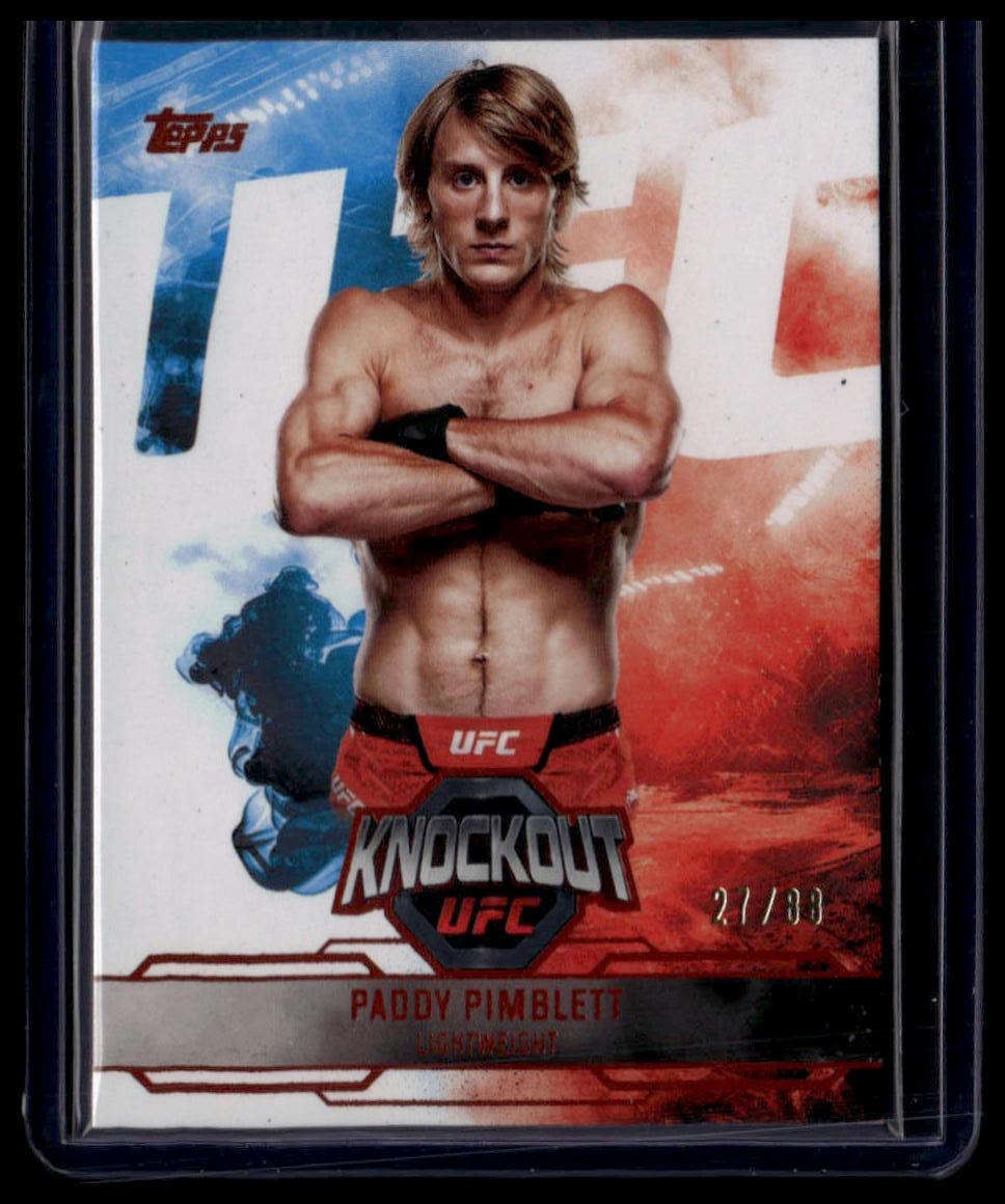 2025 Topps Knockout UFC #48 Paddy Pimblett Orange #/88