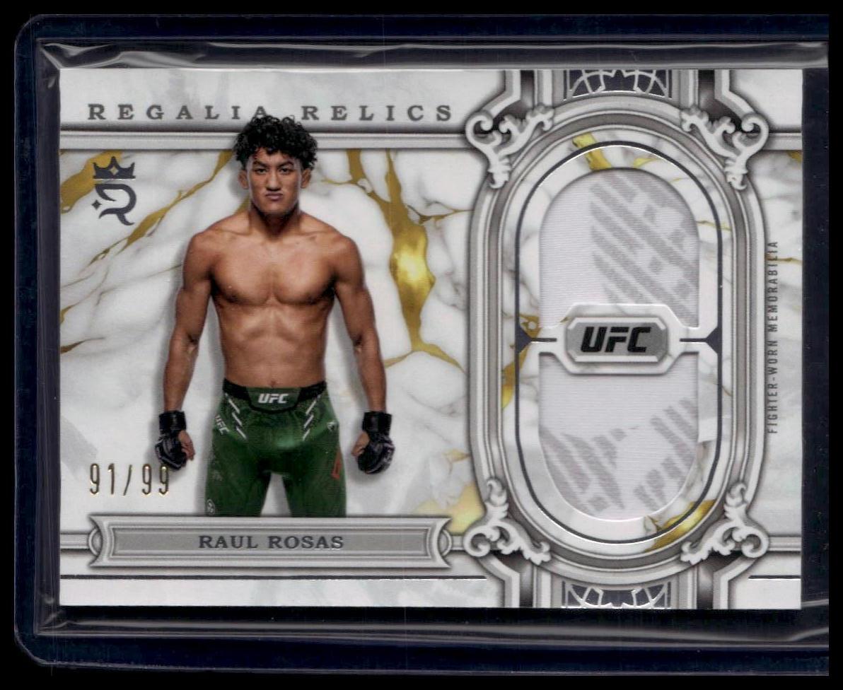 2024 Topps Royalty UFC #RAR-74 Raul Rosas Regalia Relics #/99