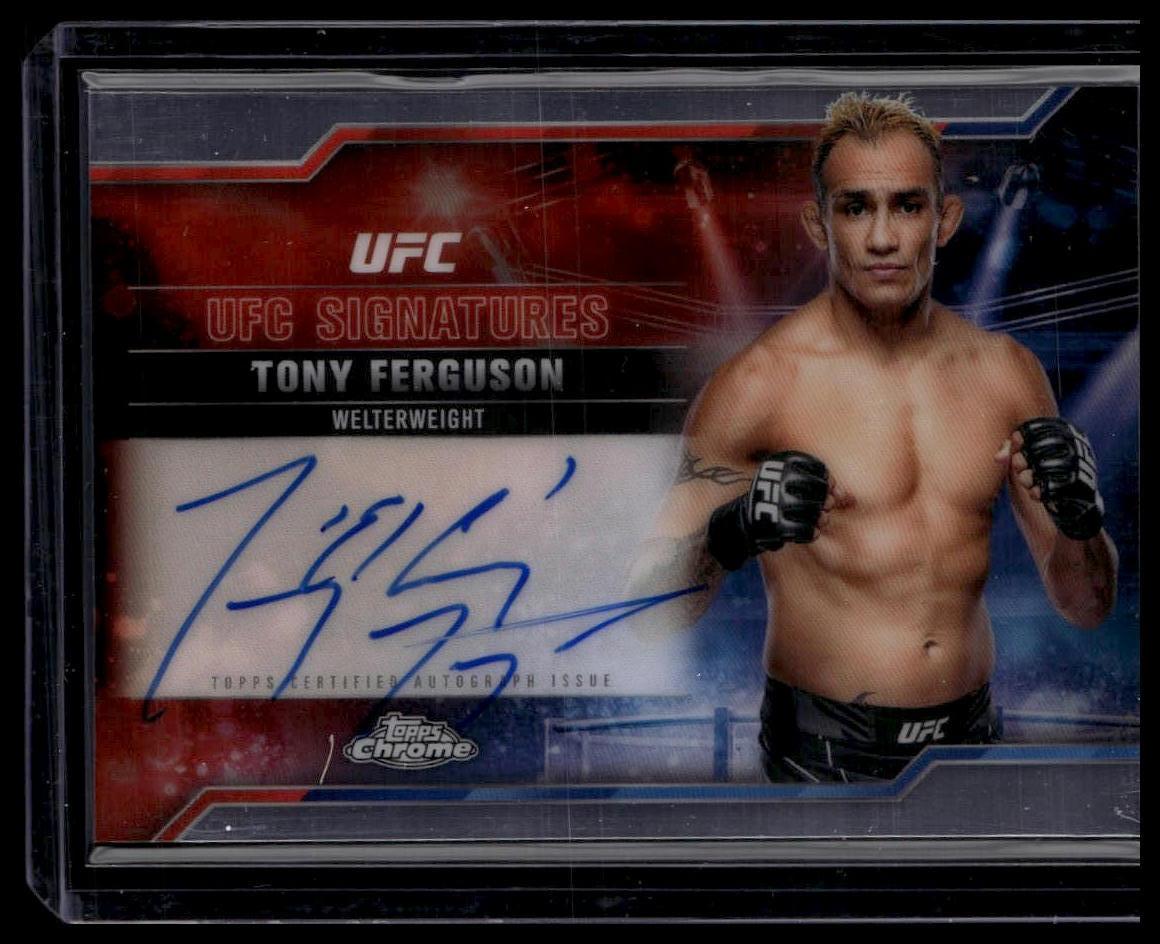 2025 Topps Chrome UFC #SIG-TF Tony Ferguson UFC Signatures