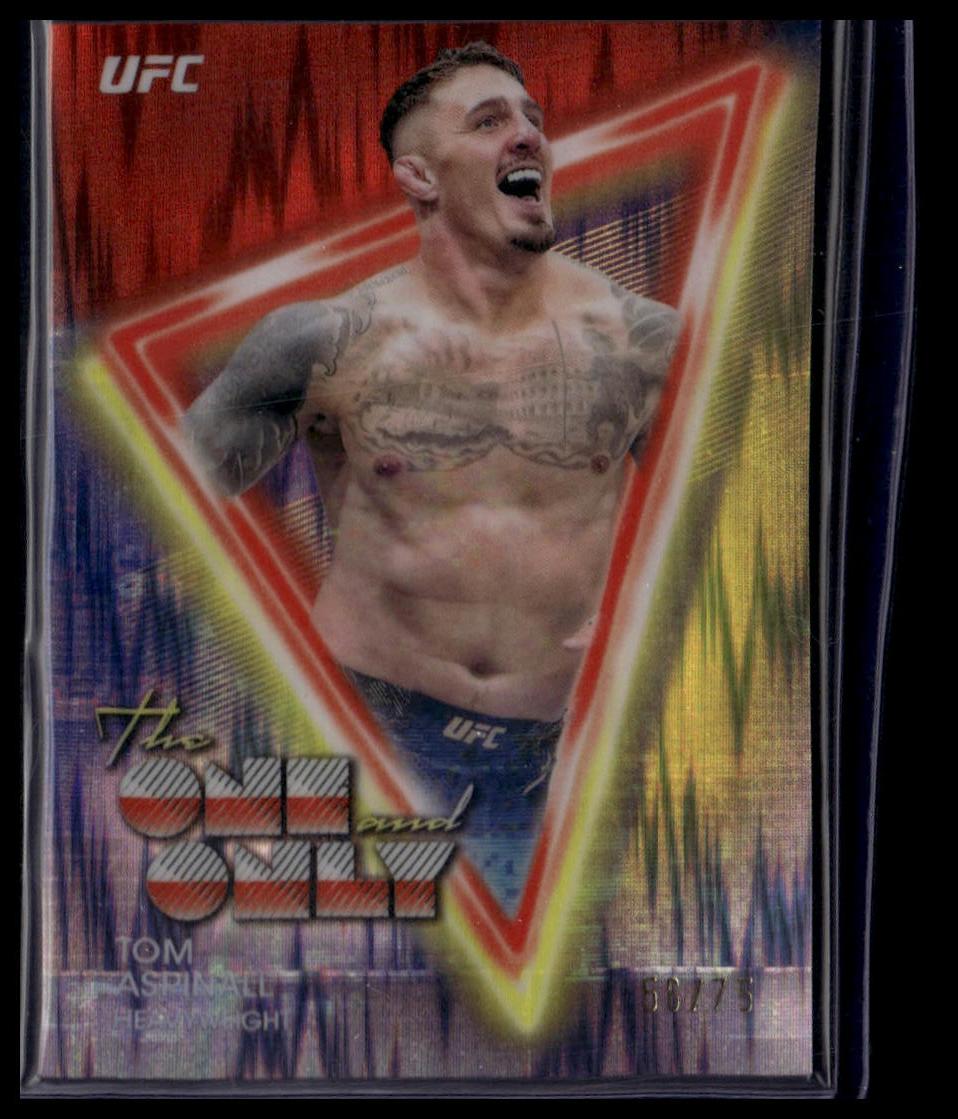 2025 Topps Midnight UFC #OO-7 Tom Aspinall The One and Only Dusk #/75