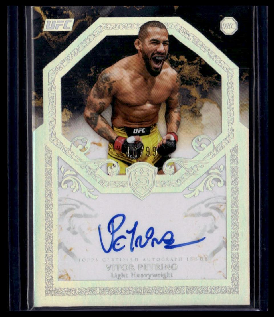 2025 Topps Royalty UFC #RA-VP Vitor Petrino Rookie Autographs #/99