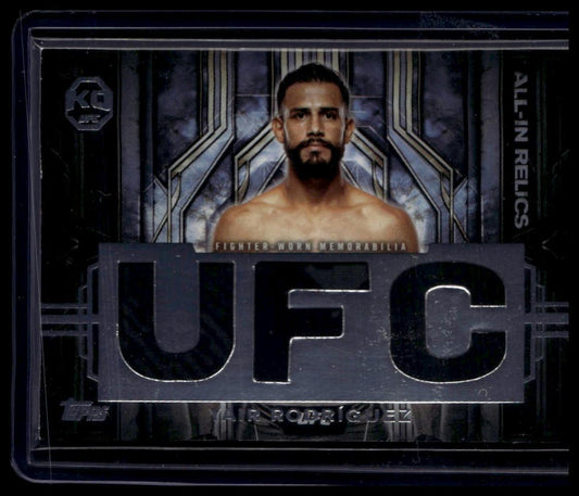 2025 Topps Knockout UFC #AIR-YR Yair Rodríguez All-In Relics