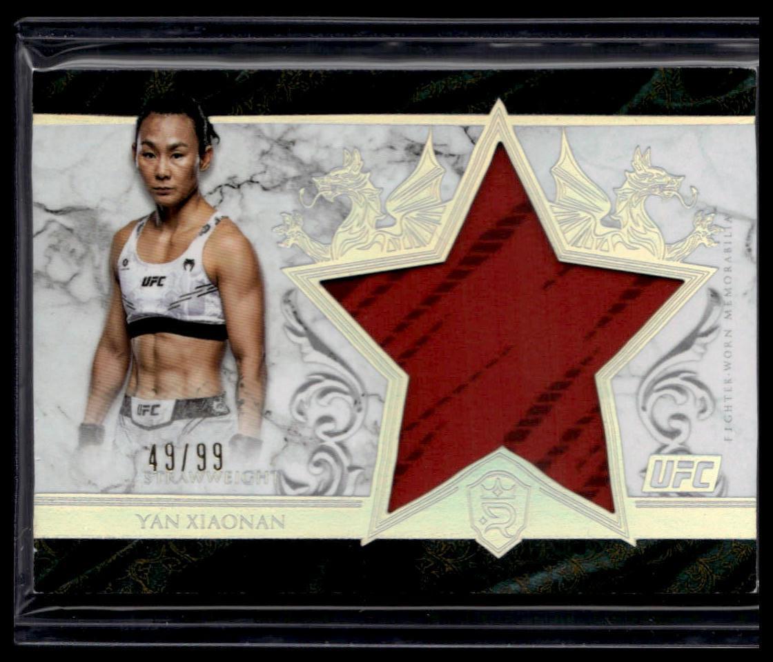 2025 Topps Royalty UFC #SR-YX Yan Xiaonan Star Relics #/99