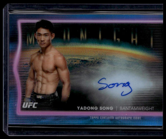2025 Topps Midnight UFC #HNS-YS Yadong Song Horizon Signatures
