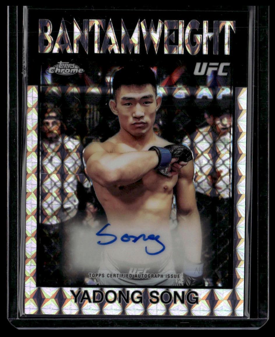 2026 Topps Chrome Yadong Song 1986 Topps Signatures Geometric Refractor