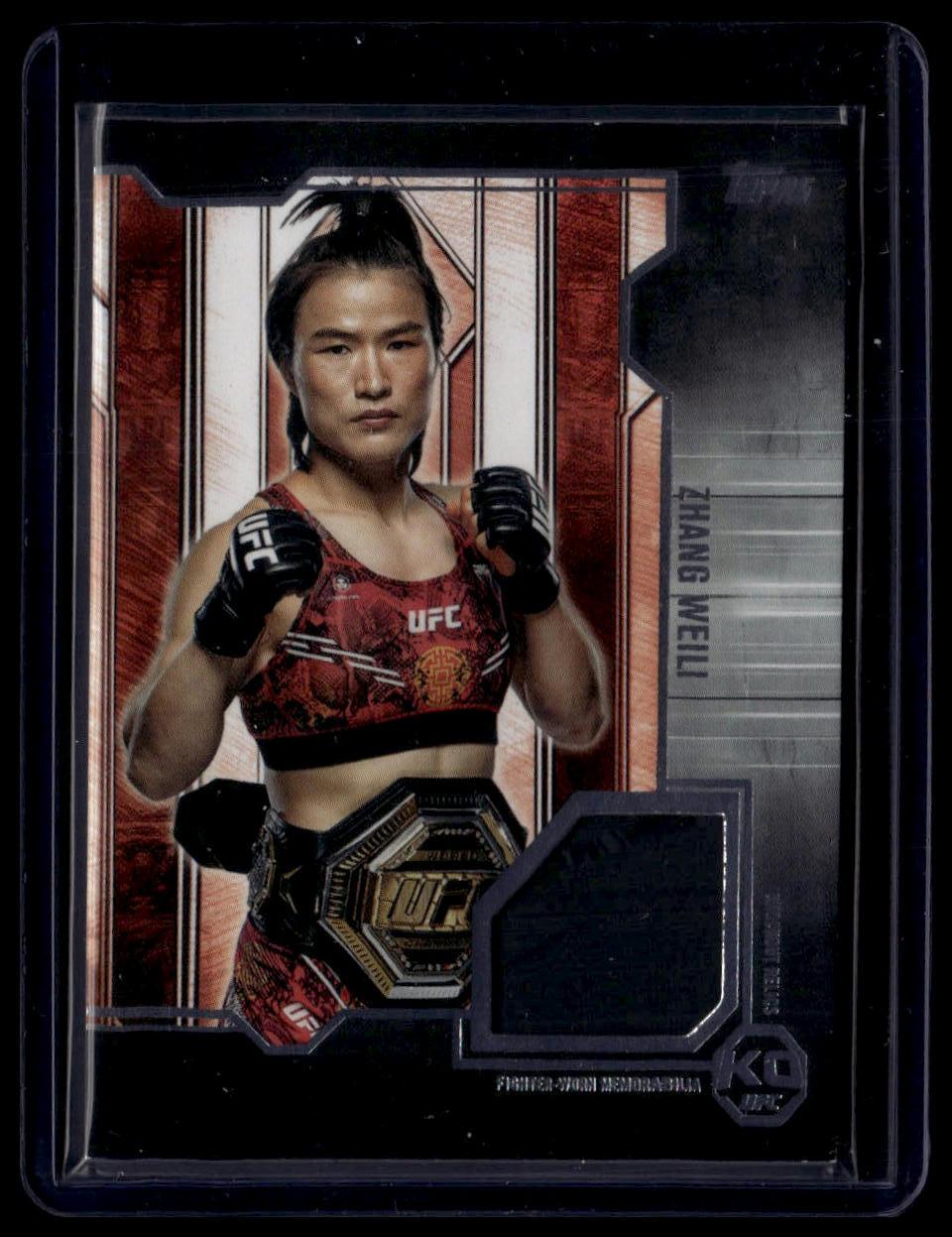 2025 Topps Knockout UFC #KOR-ZW Zhang Weili Knockout Relics