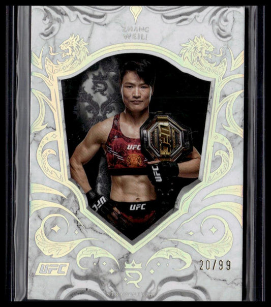 2025 Topps Royalty UFC #27 Zhang Weili #/99