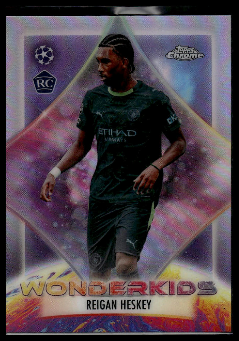 2025-26 Topps Chrome UEFA Club Competitions #WK-2 Reigan Heskey Wonderkids