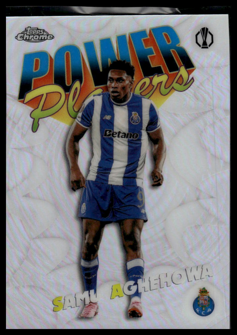 2025-26 Topps Chrome UEFA Club Competitions #PP-33 Samu Aghehowa Power Players
