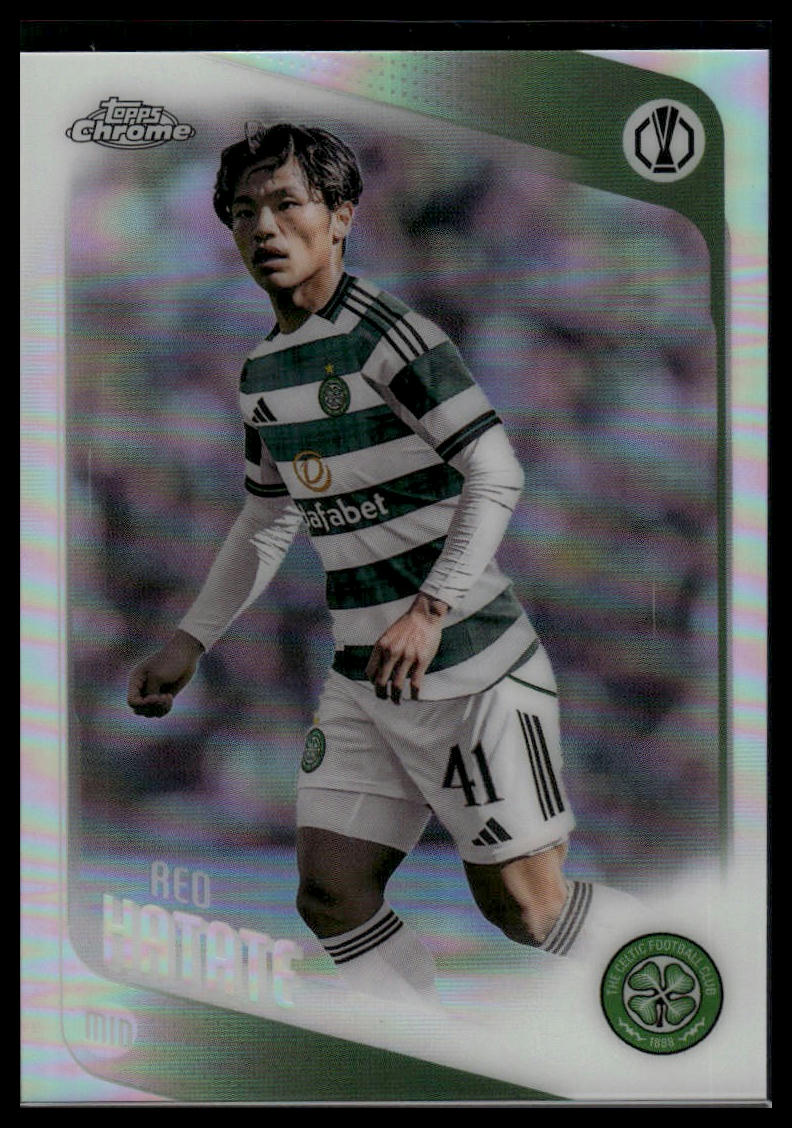 2025-26 Topps Chrome UEFA Club Competitions #40 Reo Hatate Refractor