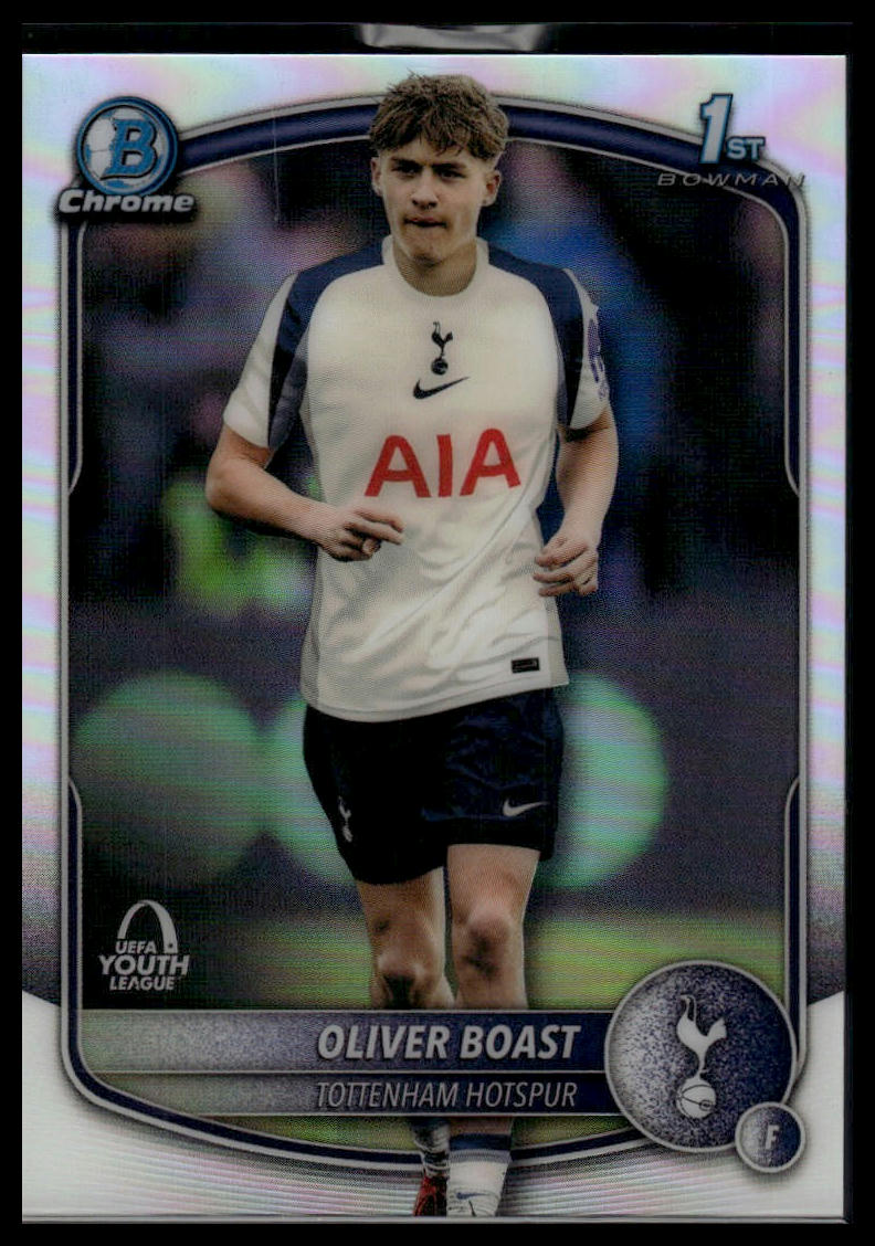 2025-26 Topps Chrome UEFA Club Competitions Oliver Boast Bowman Youth League