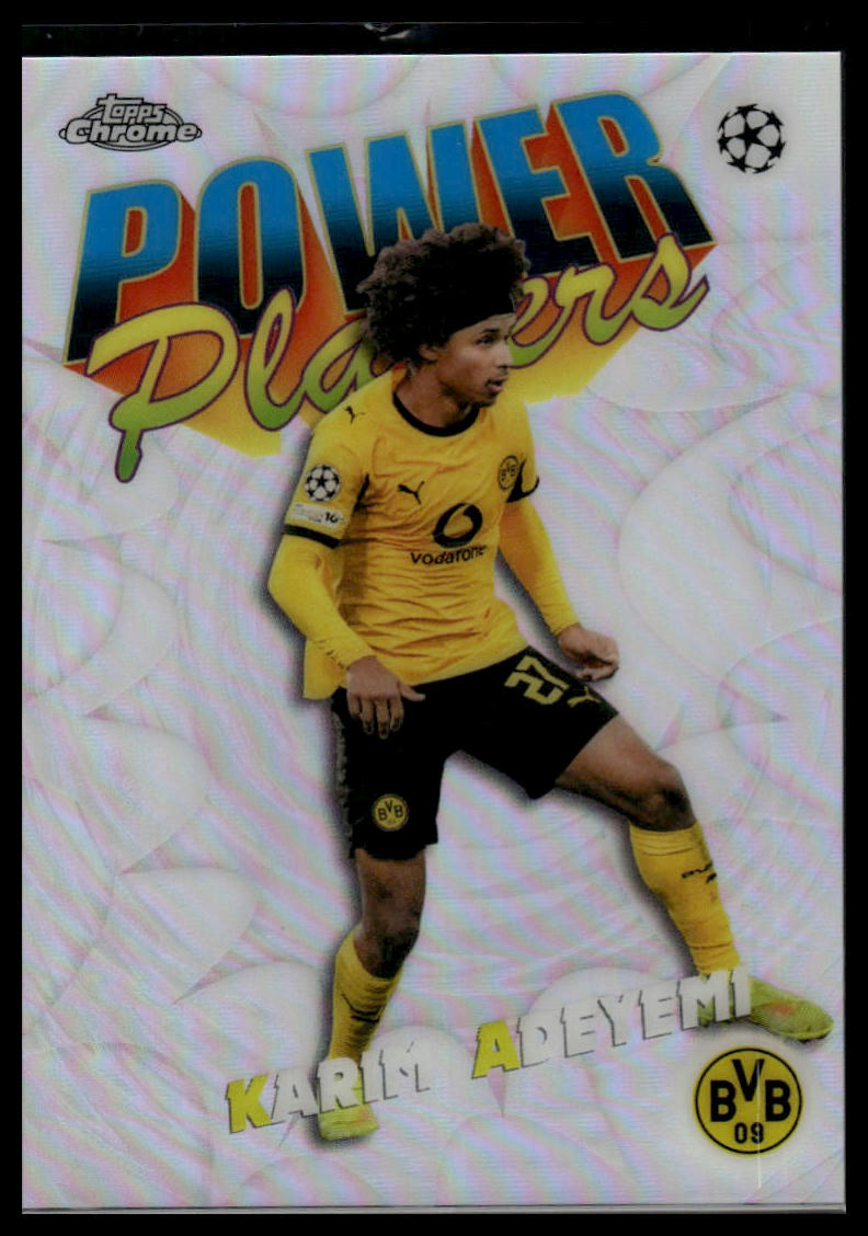 2025-26 Topps Chrome UEFA Club Competitions #PP-21 Karim Adeyemi Power Players
