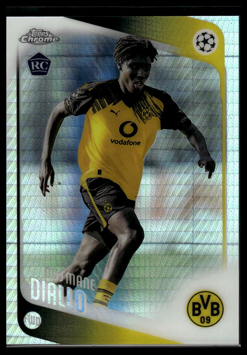 2025-26 Topps Chrome UEFA Club Competitions #120 Ousmane Diallo Pulsar Refractor