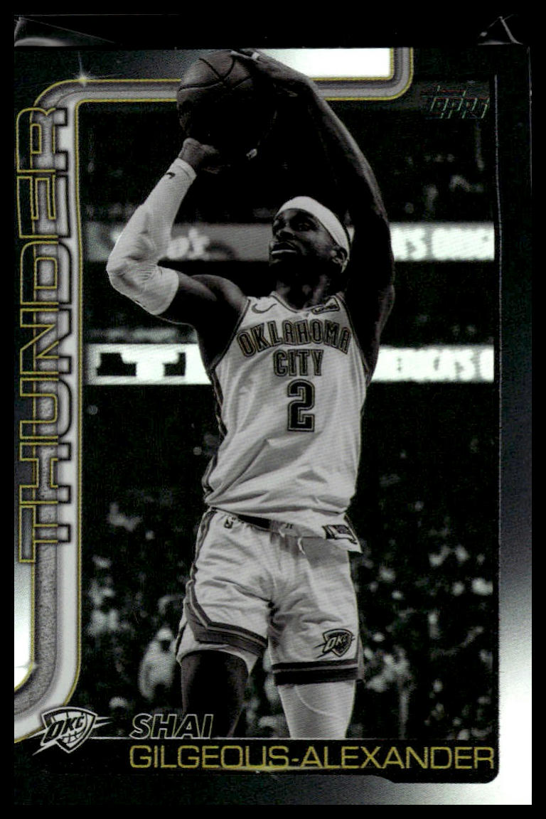 2025-26 Topps #115 Shai Gilgeous-Alexander Blackout