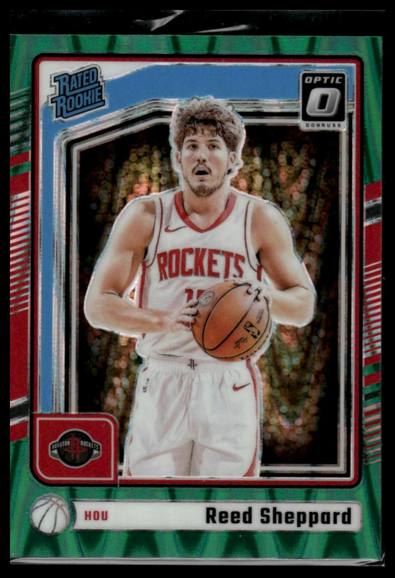 2024-25 Donruss Optic #255 Reed Sheppard Green Shimmer