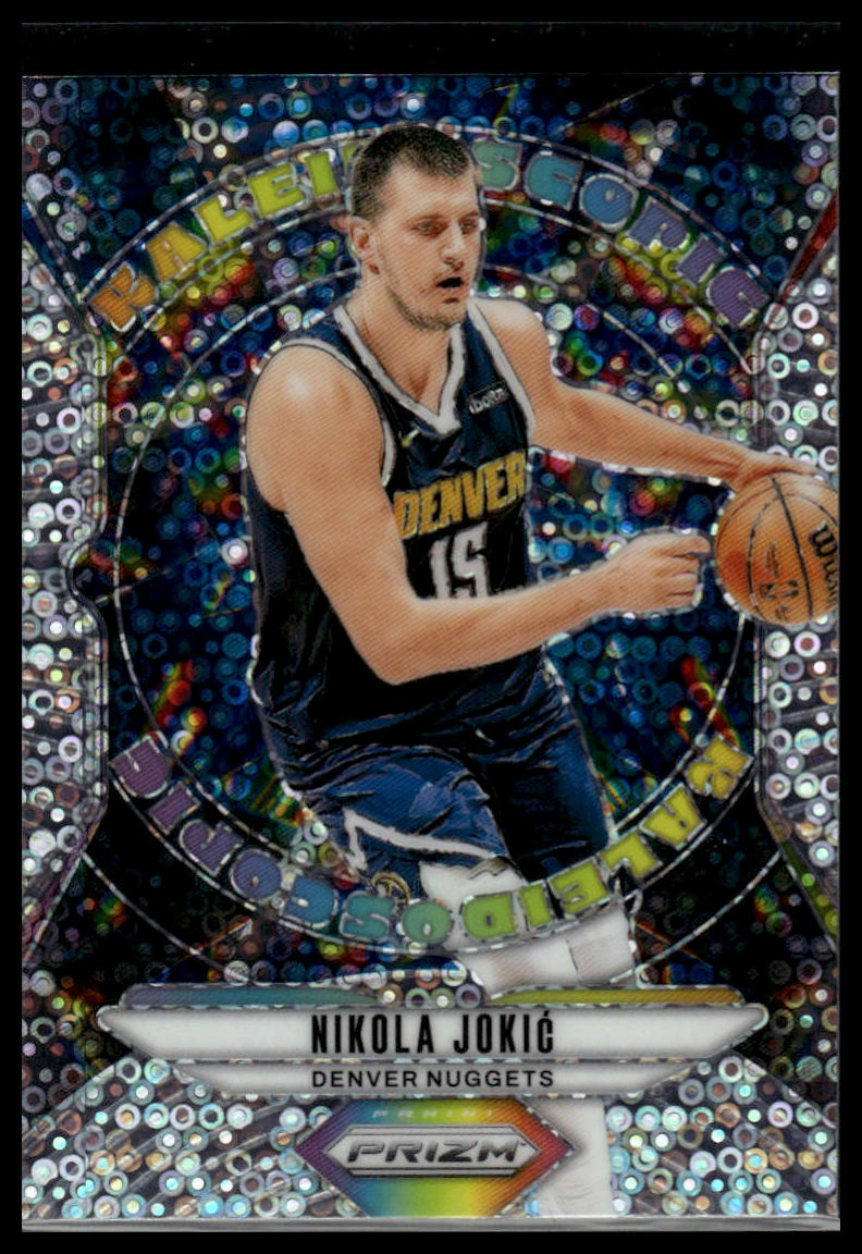 2024-25 Panini Prizm #30 Nikola Jokic Kaleidoscopic Prizms Fast Break