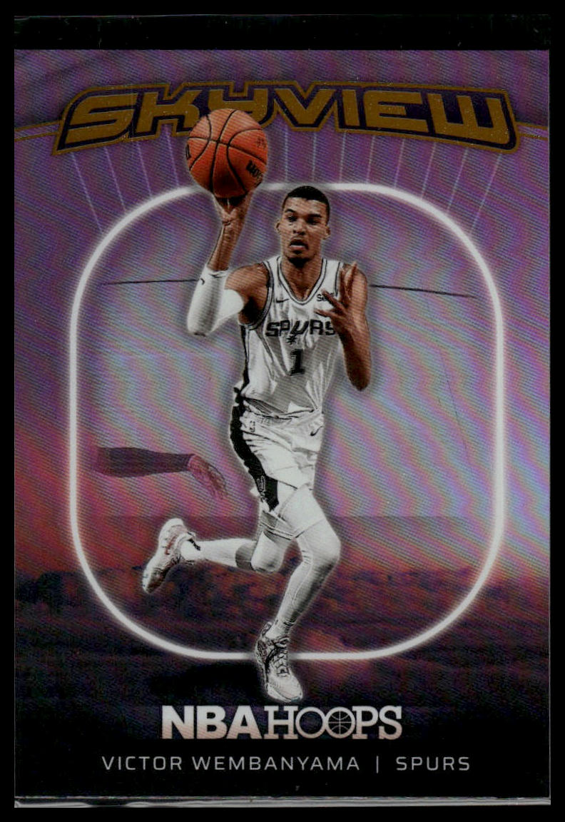 2024-25 Hoops #16 Victor Wembanyama Skyview Holo