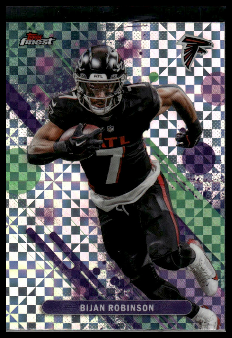 2025 Finest #69 Bijan Robinson X-Fractor