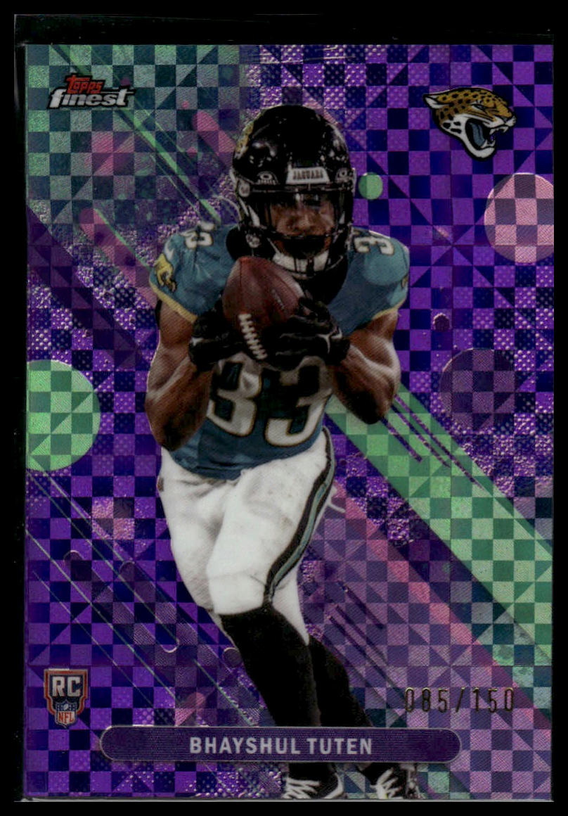 2025 Finest #17 Bhayshul Tuten Purple Geometric Refractor #/150