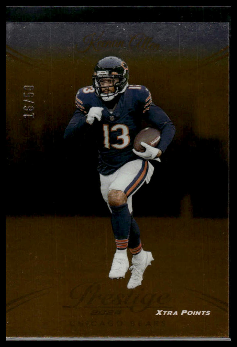 2024 Panini Prestige #52 Keenan Allen Orange Xtra Points #/50
