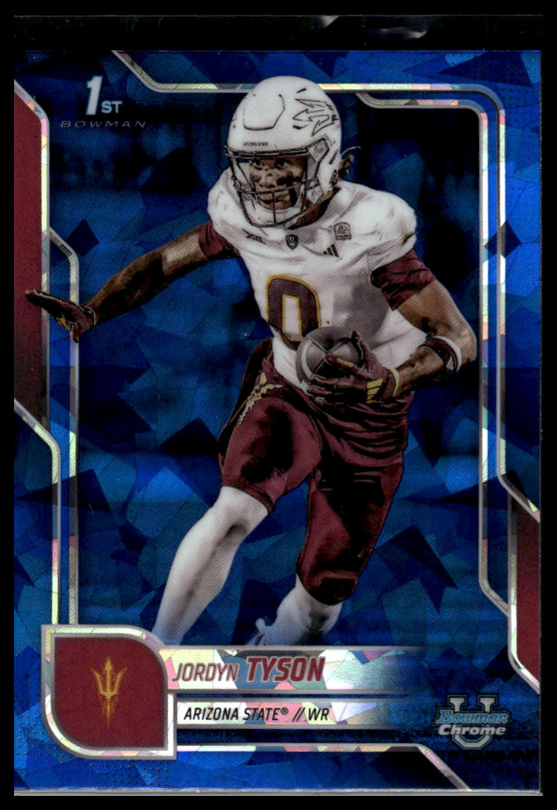 2025 Bowman University Chrome Sapphire #31 Jordyn Tyson
