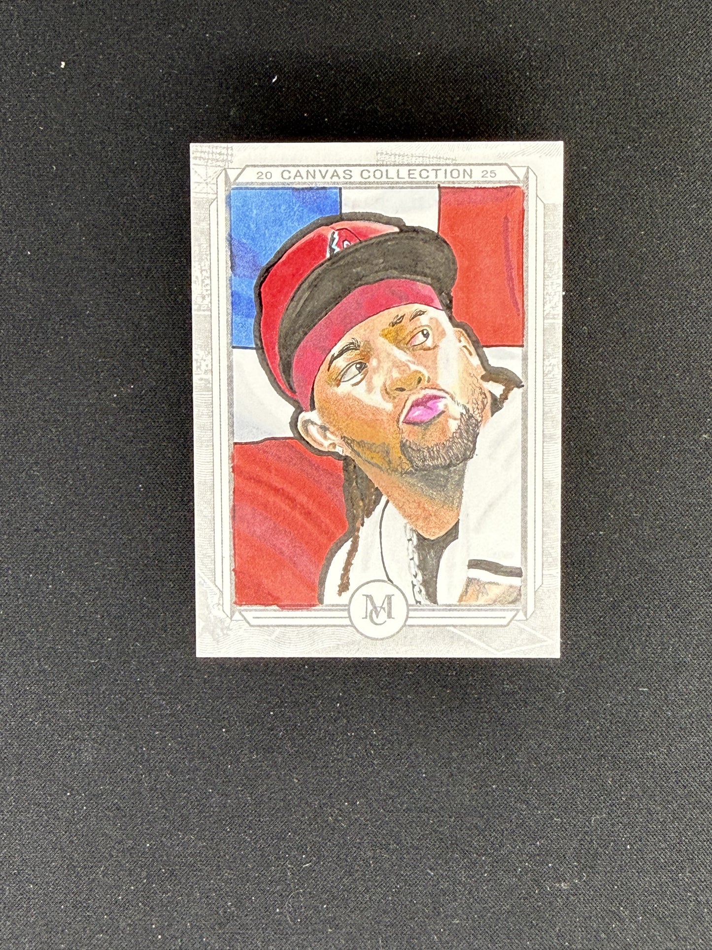 2025 Topps Museum Collection Ketel Marte Artist Canvas Collection Sketch 1/1
